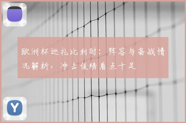 欧洲杯巡礼比利时:阵容与备战情况解析,冲击佳绩看点十足